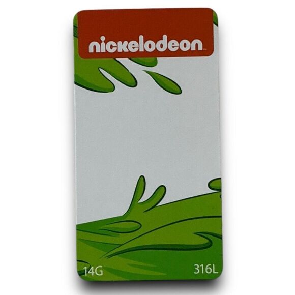 Nickelodeon Real Monsters Aaaah Ickis 14 Gauge 316L Belly Button Navel Ring - Picture 3 of 8